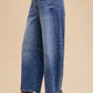 Annie Wear Mid Rise Barrel Leg Jeans with Pockets