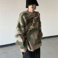 2026 European and American Spring and Autumn Sweater for Men: Trendy, Loose, Japanese-style Ted Sweater, Winter Hong Kong-style Lazy Thread Coat