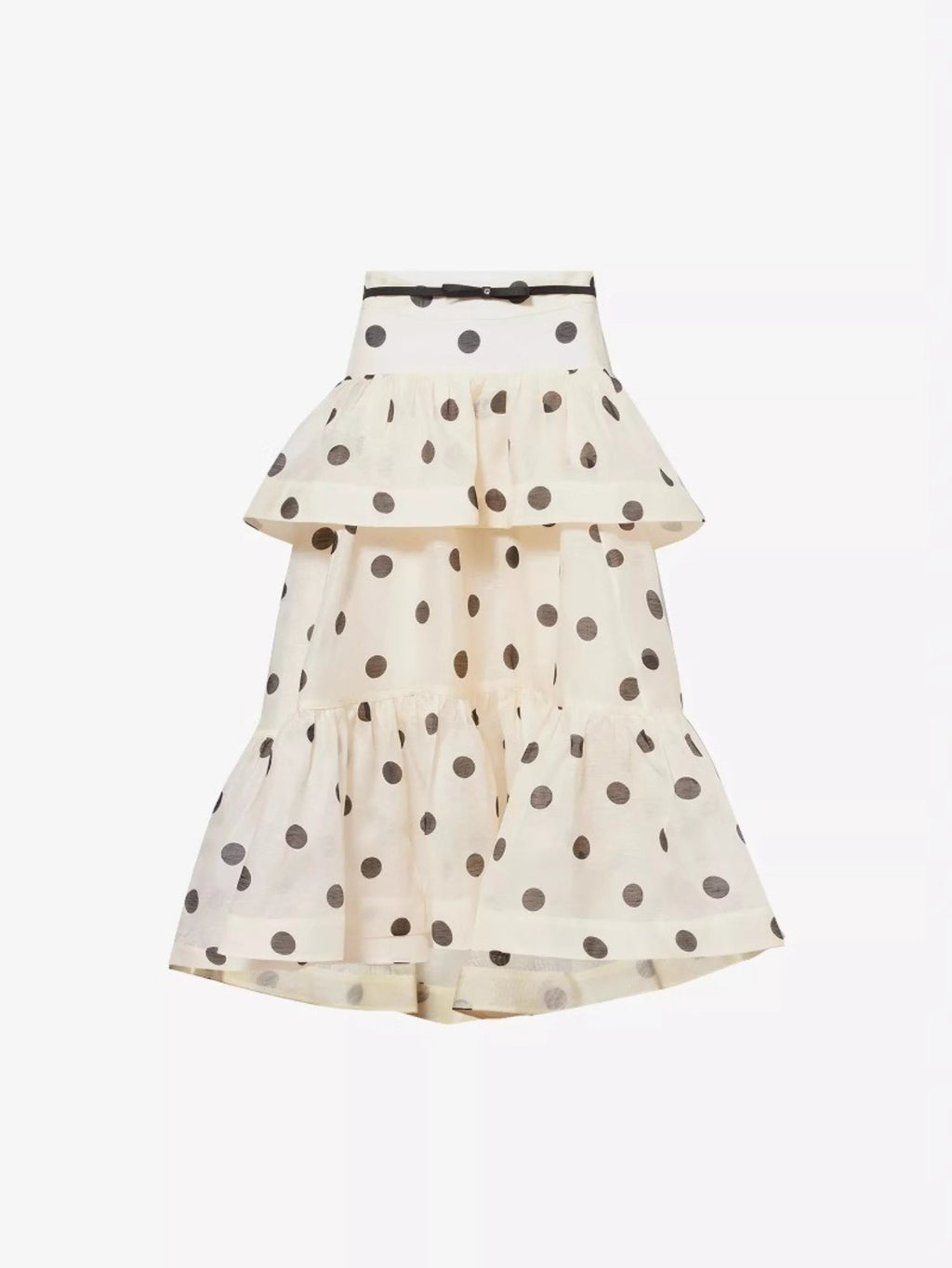 D9777 European And American Women'S Clothing, Casual And Fashionable Ruffle Leaf Edge Cake Skirt (Belt Not Included)