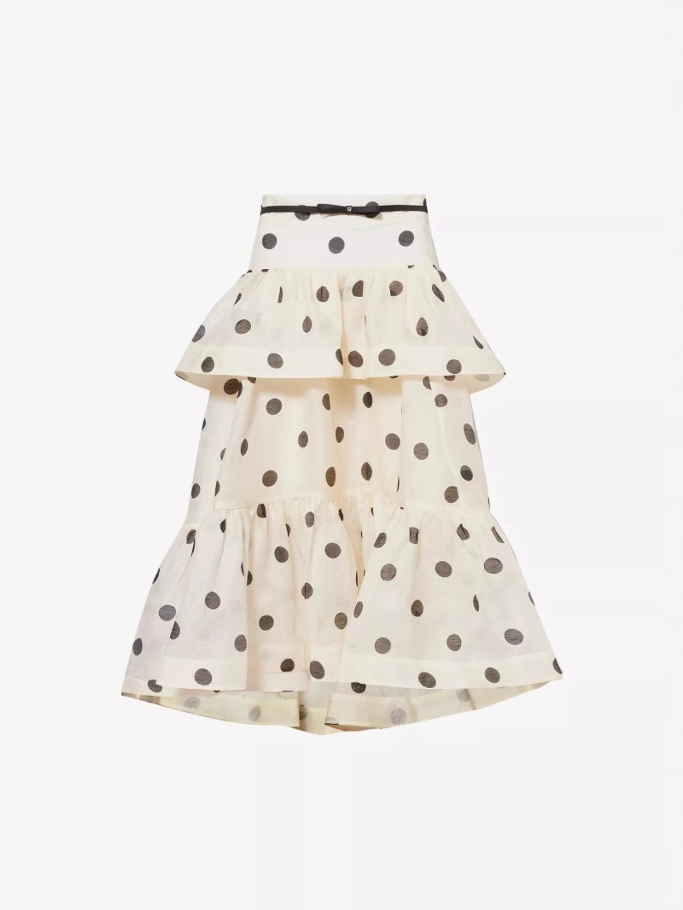 D9777 European And American Women'S Clothing, Casual And Fashionable Ruffle Leaf Edge Cake Skirt (Belt Not Included)